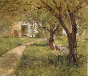 Palmer, Walter Launt Afternoon in  the Hammock Spain oil painting artist